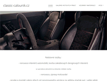 Tablet Screenshot of classic-calounik.cz